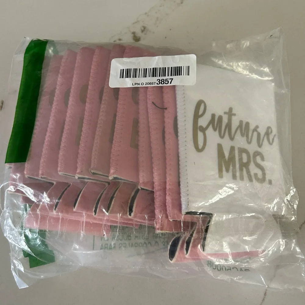 12-Pack Insulated Beer Can Cooler Sleeves, 12 oz, Bridal Showers & Bachelorette